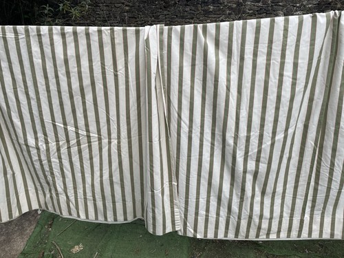Pair green cream cotton - cream,